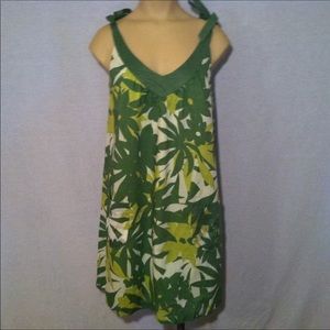 Cute American Eagle Green Shoulder Tie Dress 🌴